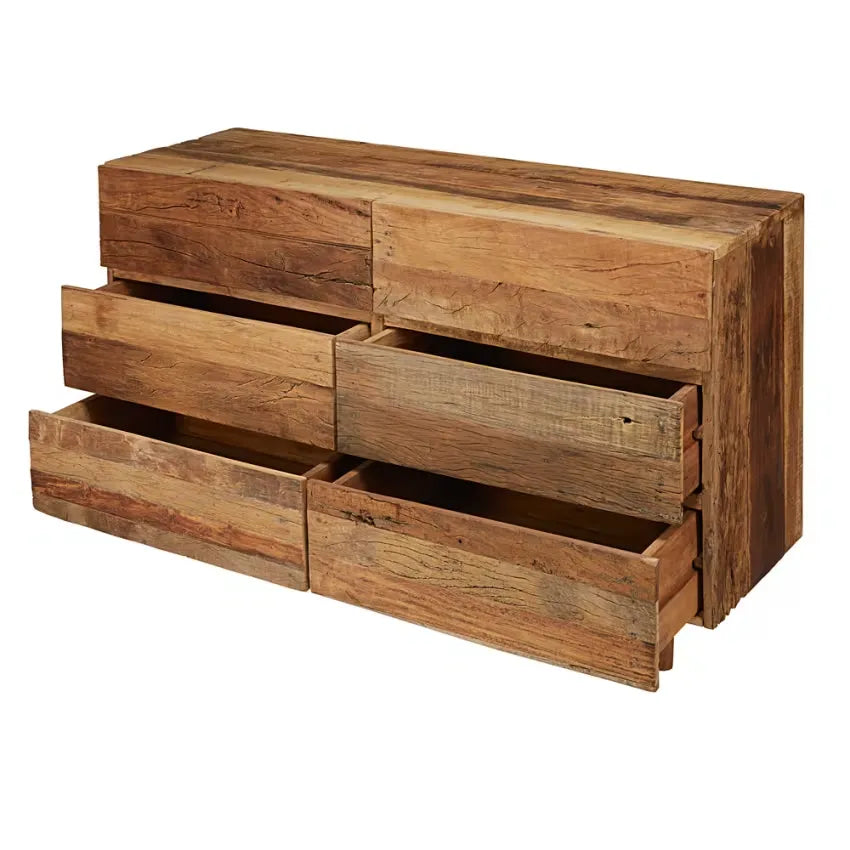 Commode Japandi Double 6 Tiroirs – Tennessee