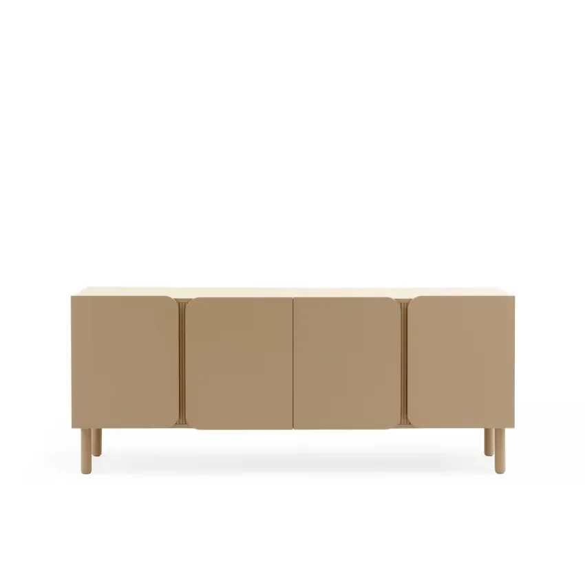Buffet Japandi Beige Bords Arrondis – Orea