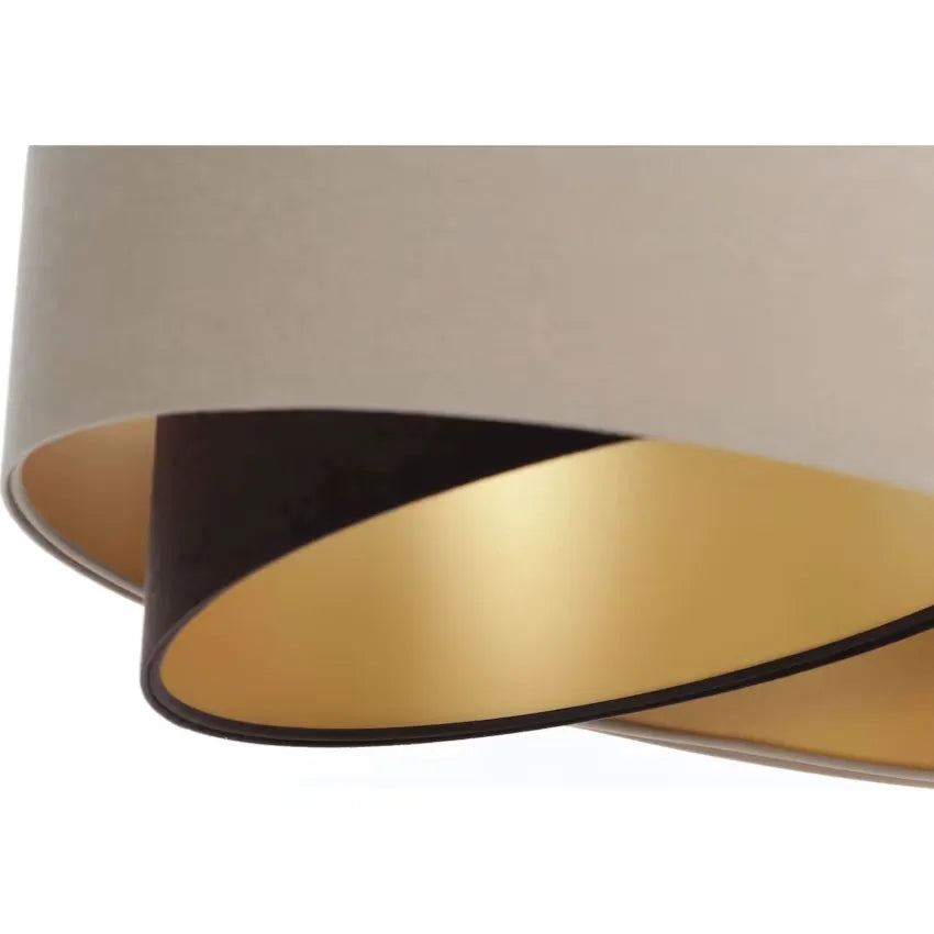Suspension Japandi Tissu Beige – Galaxy Eco