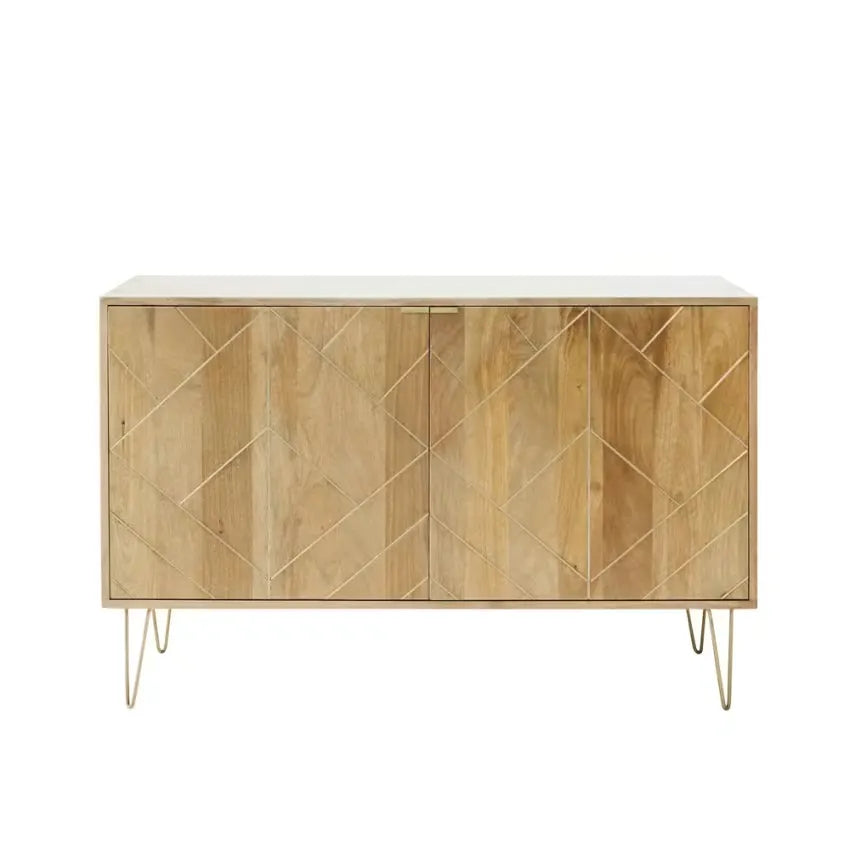 Buffet Japandi 2 Portes Manguier Massif – Stella