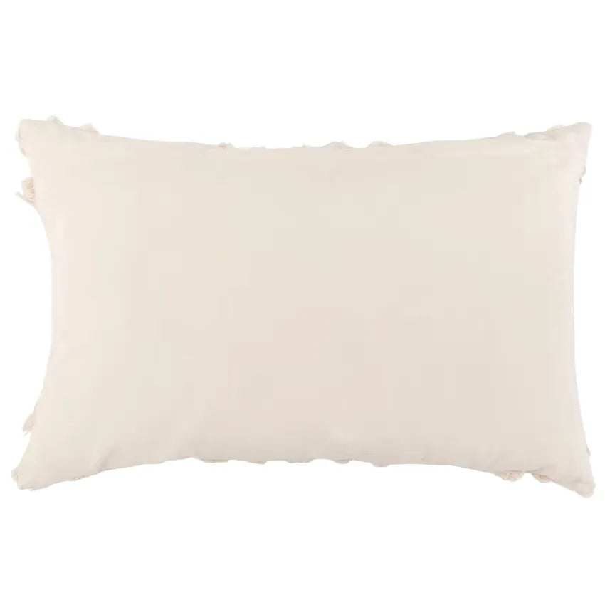 Housse de coussin Japandi Coton Tufte Écru 50×30 – Silwa