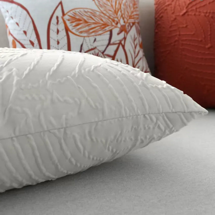 Coussin Japandi Pompons Tufte 40×40 – Inca