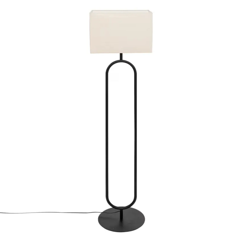 Lampadaire Japandi Métal Noir – Sora