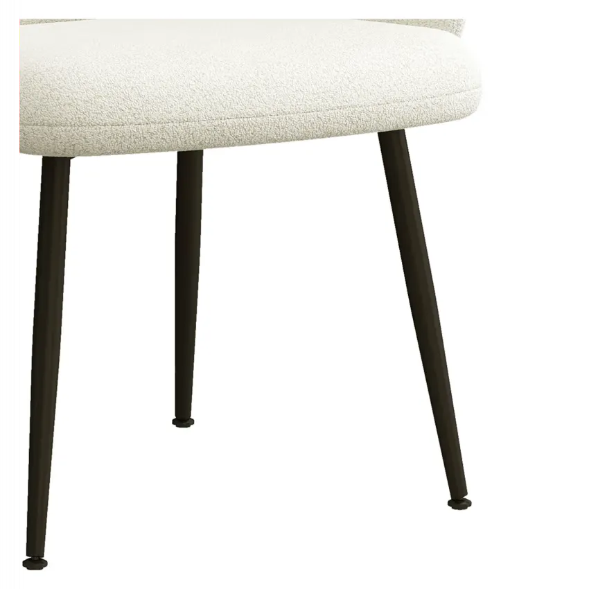 Chaises Japandi Tissu Écru – Alice