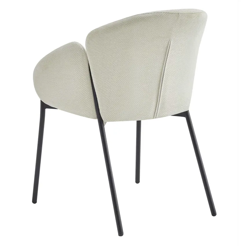 Chaises Japandi Tissu Écru – Candice