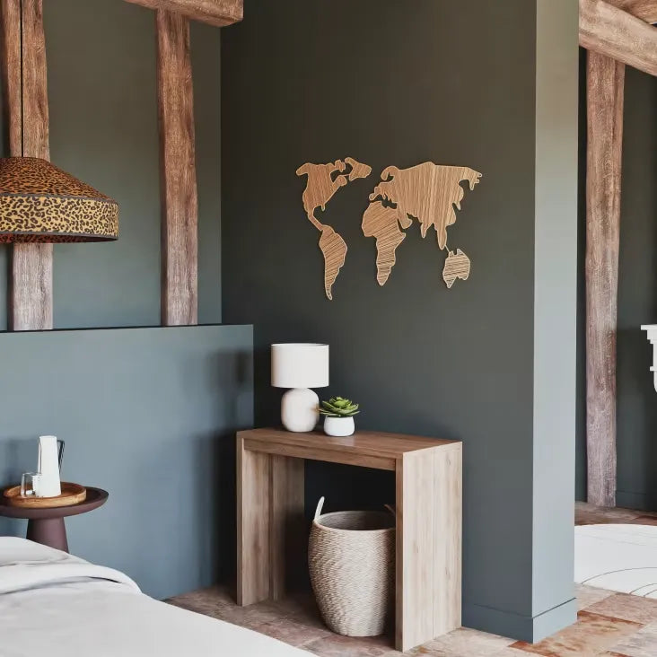 Lampe Japandi Céramique Beige & Jute – Saveria