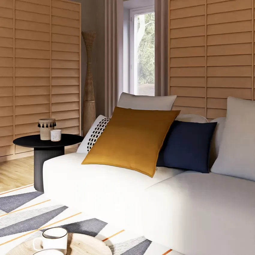 Lampadaire Japandi Bambou Tressé & Métal Beige – Kano