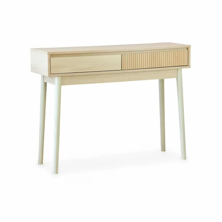 Console Japandi Bois 2 tiroirs – Linear