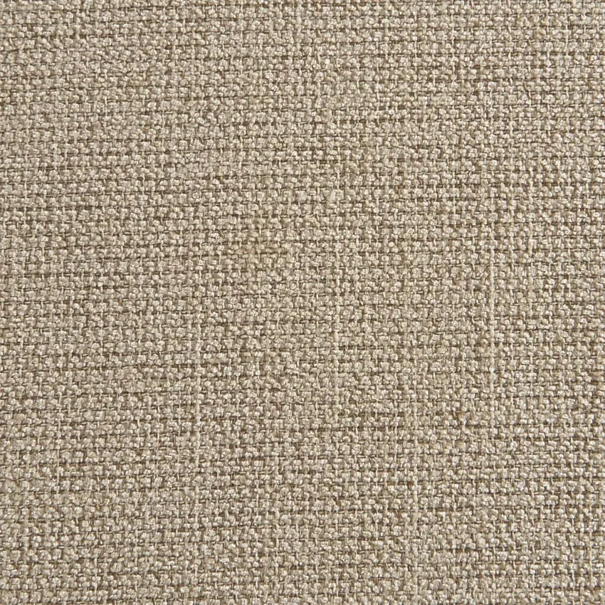 Fauteuil Japandi Tissu Chenille Beige & Métal Noir – Farel