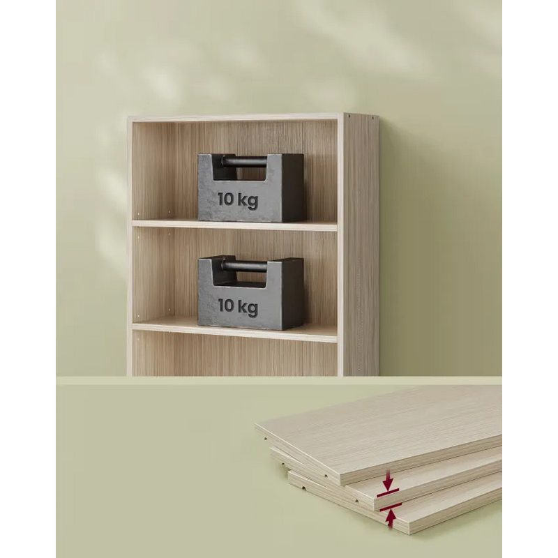 Étagère Japandi 6 Niveaux Beige Naturel 60×178 – Navo