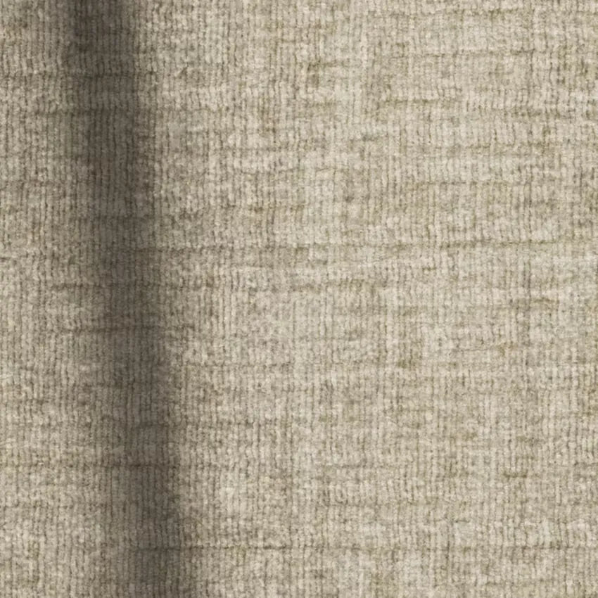Canapé Japandi Grand Angle Gauche Velours Motifs Beige – Myra