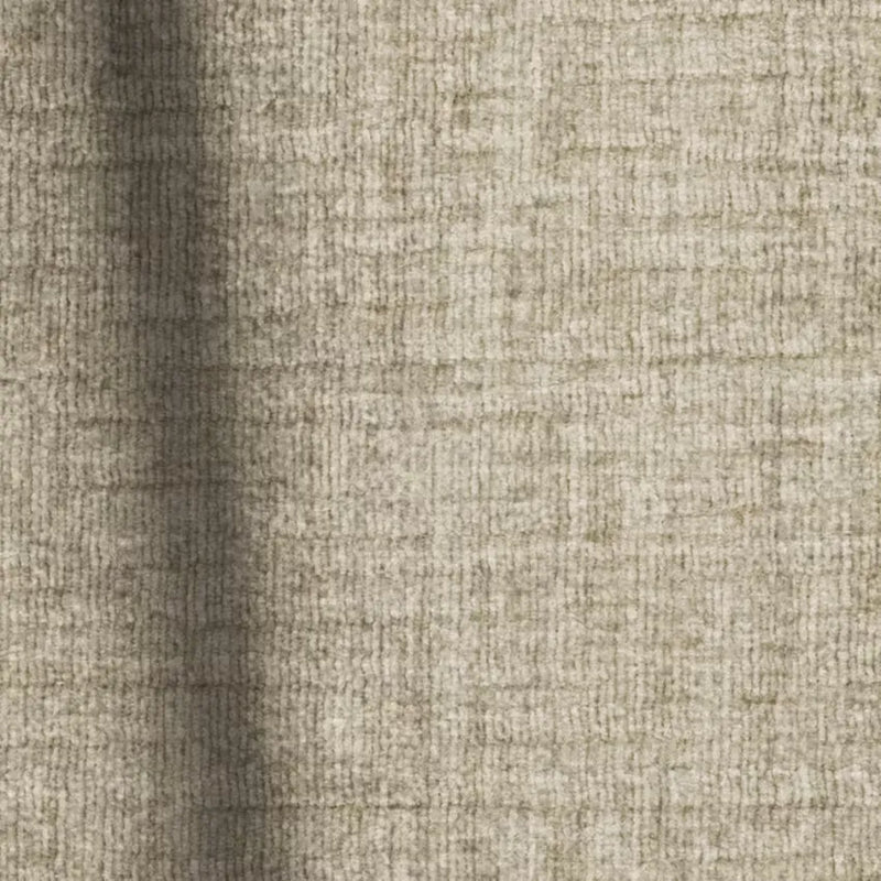 Canapé Japandi Grand Angle Gauche Velours Motifs Beige – Myra