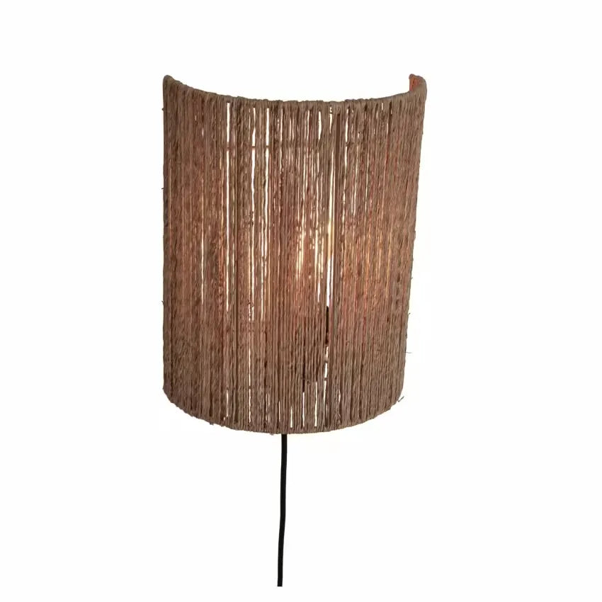 Applique Japandi Textile Brun 25×25×32 – Iguazu