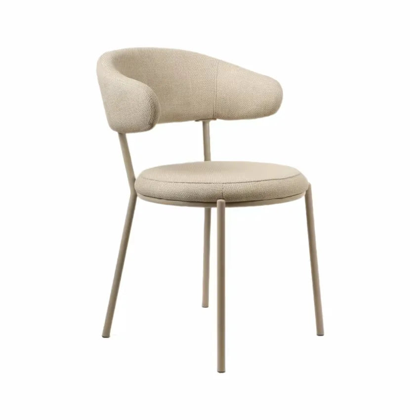Chaises Japandi Tissu Beige – Haru