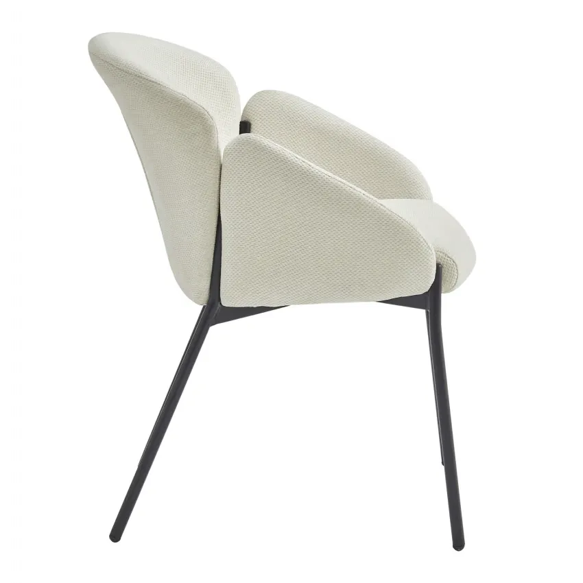 Chaises Japandi Tissu Écru – Candice