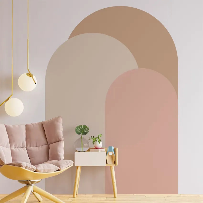 Papier peint Japandi Arches Pastel 170x120 cm – Noa
