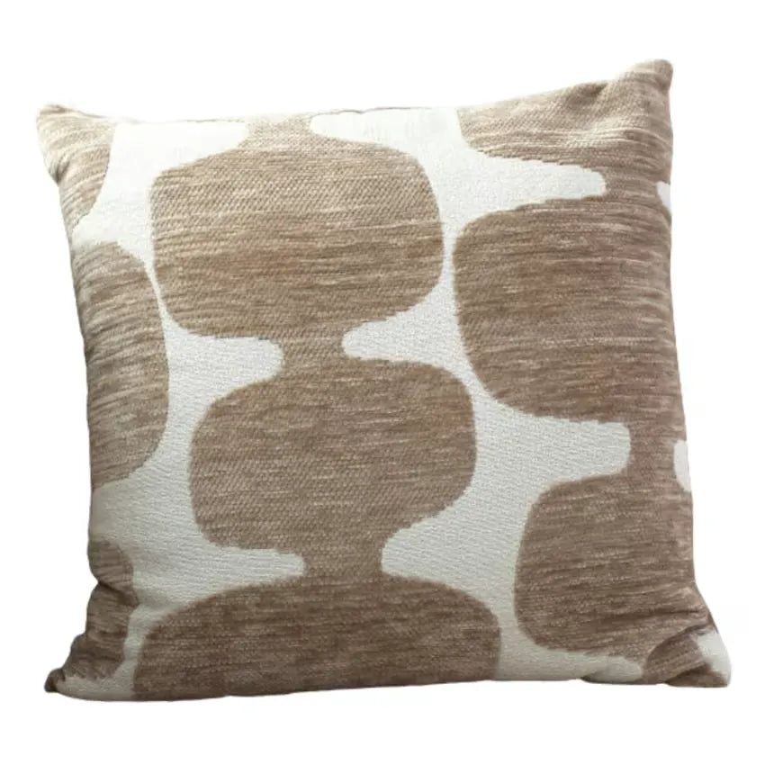 Coussin Japandi Jacquard Beige 40×40 – Oria