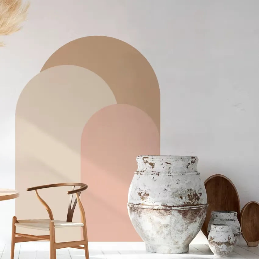 Papier peint Japandi Arches Pastel 170x120 cm – Noa