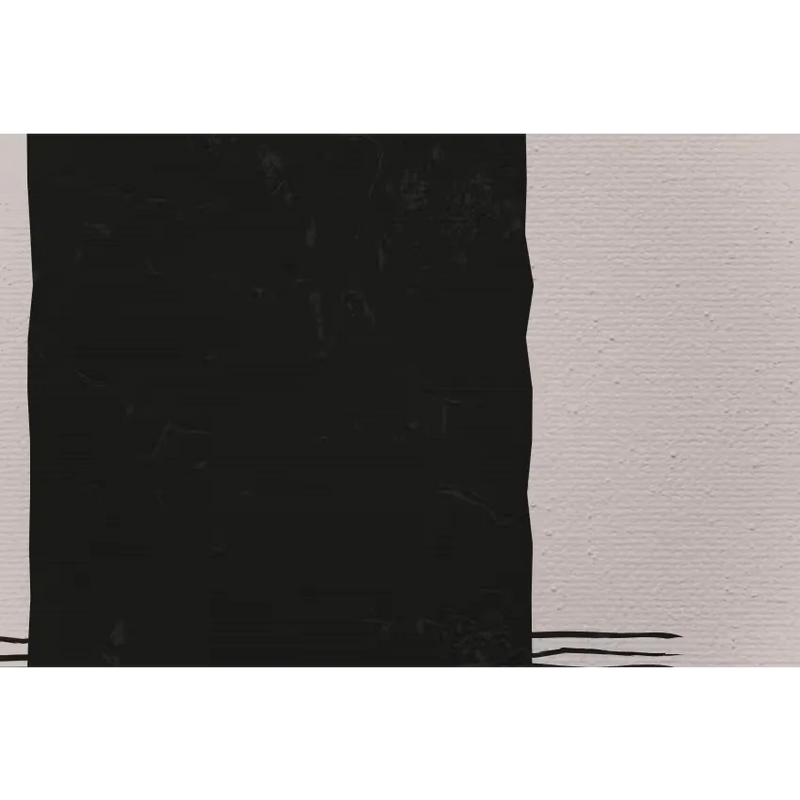 Toile Japandi Imprimé HD Pinceau Noir 60x40 – Black Brush