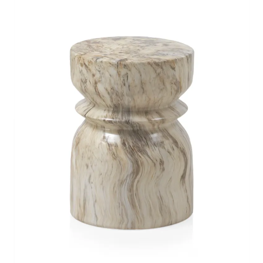 Tabouret Japandi Céramique Marron – Oren