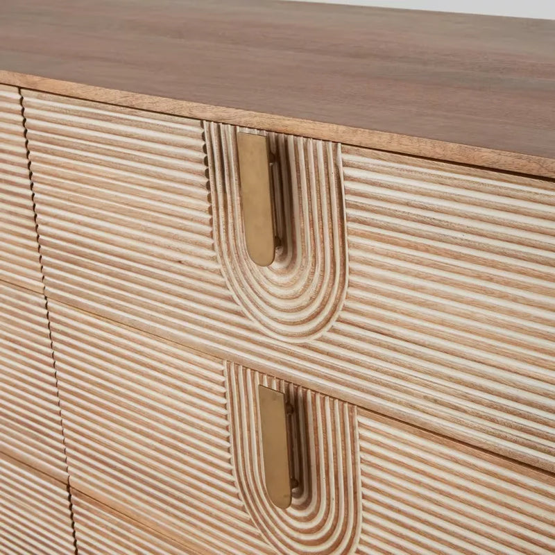 Commode Japandi Double 6 Tiroirs – Wadirum