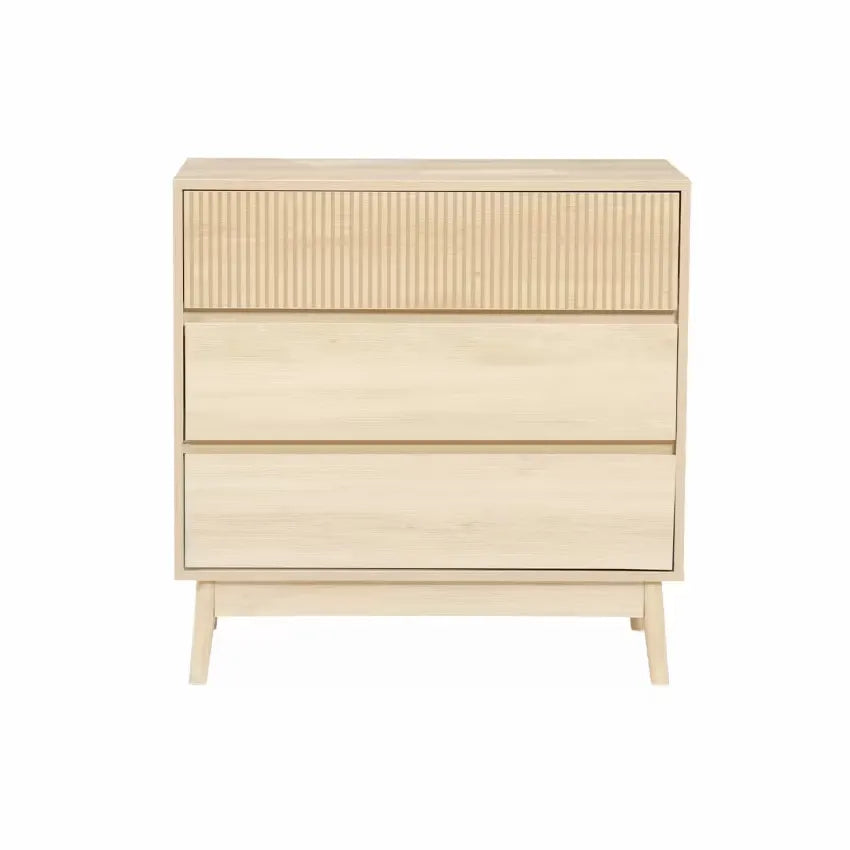 Commode Japandi Bois 3 Tiroirs – Linear