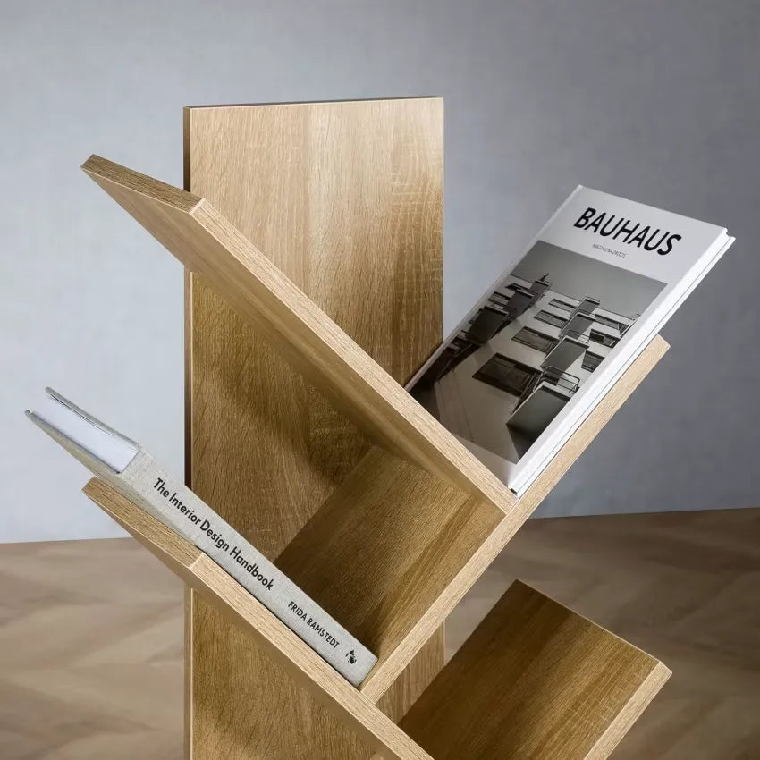 Bibliothèque Japandi Design Chêne Sonoma – Jules