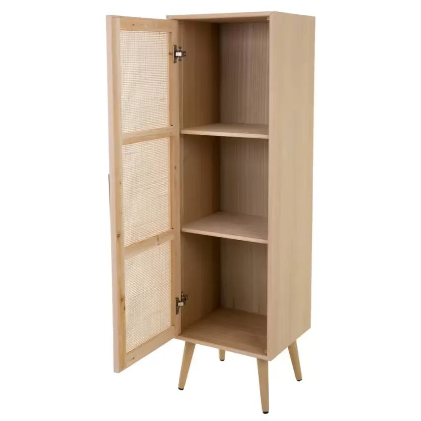 Armoire Japandi Treillis Marron 40,5×37×139,5 – Neri