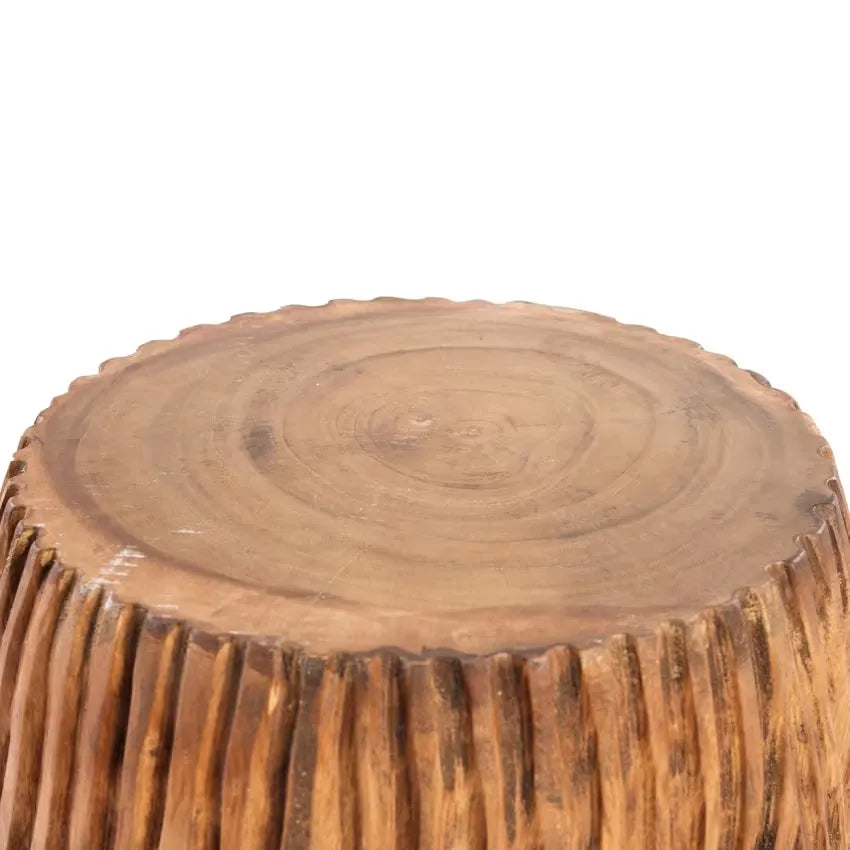Tabouret Japandi Bois de Suar – Summer