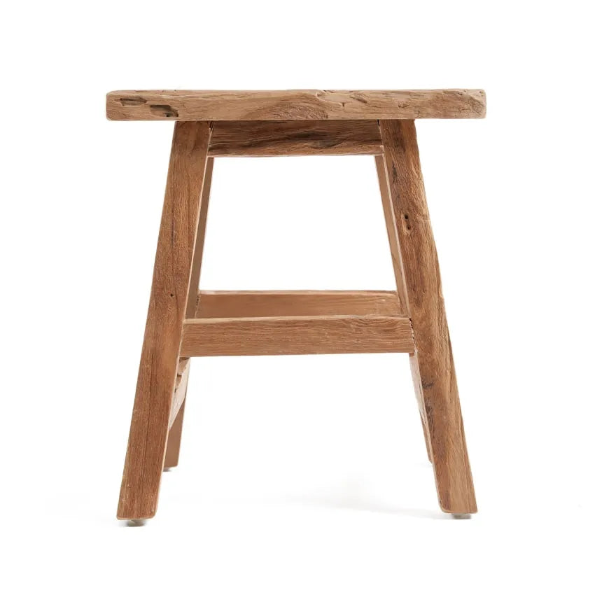 Tabouret Japandi Bois Recyclé – Summer