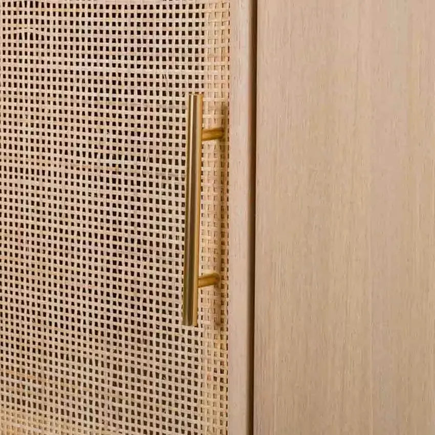 Armoire Japandi Treillis Marron 40,5×37×139,5 – Neri