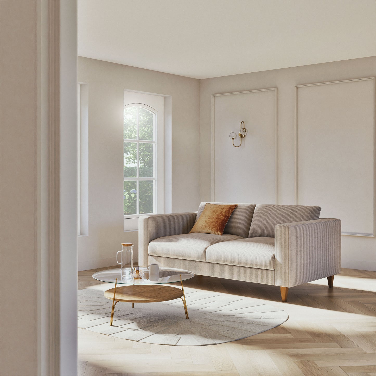 Tapis Japandi Noué Laine Blanc – Pleleos