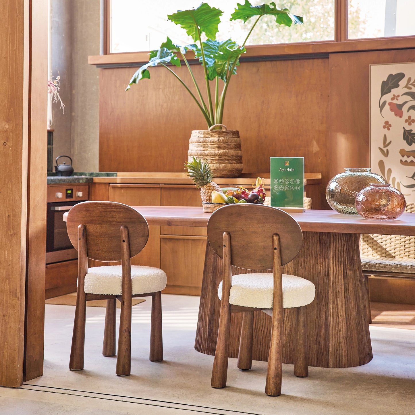 Table Japandi Rectangulaire Acacia Massif – Alya