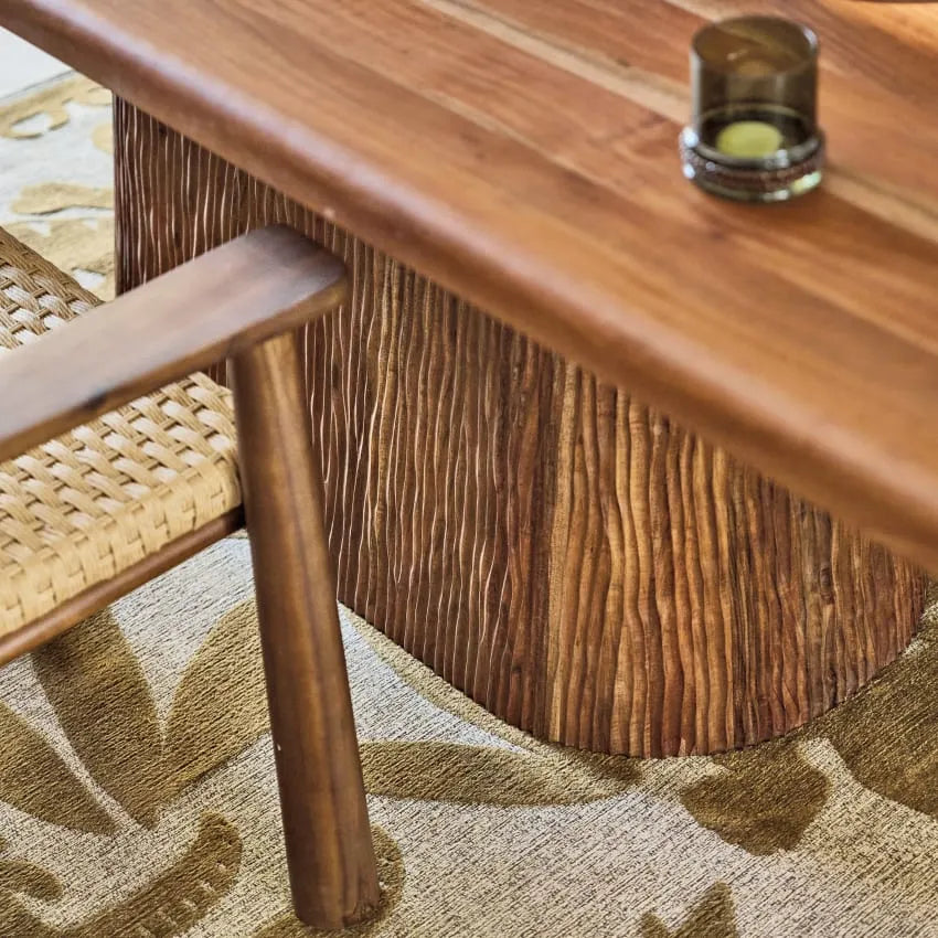 Table Japandi Rectangulaire Acacia Massif – Alya