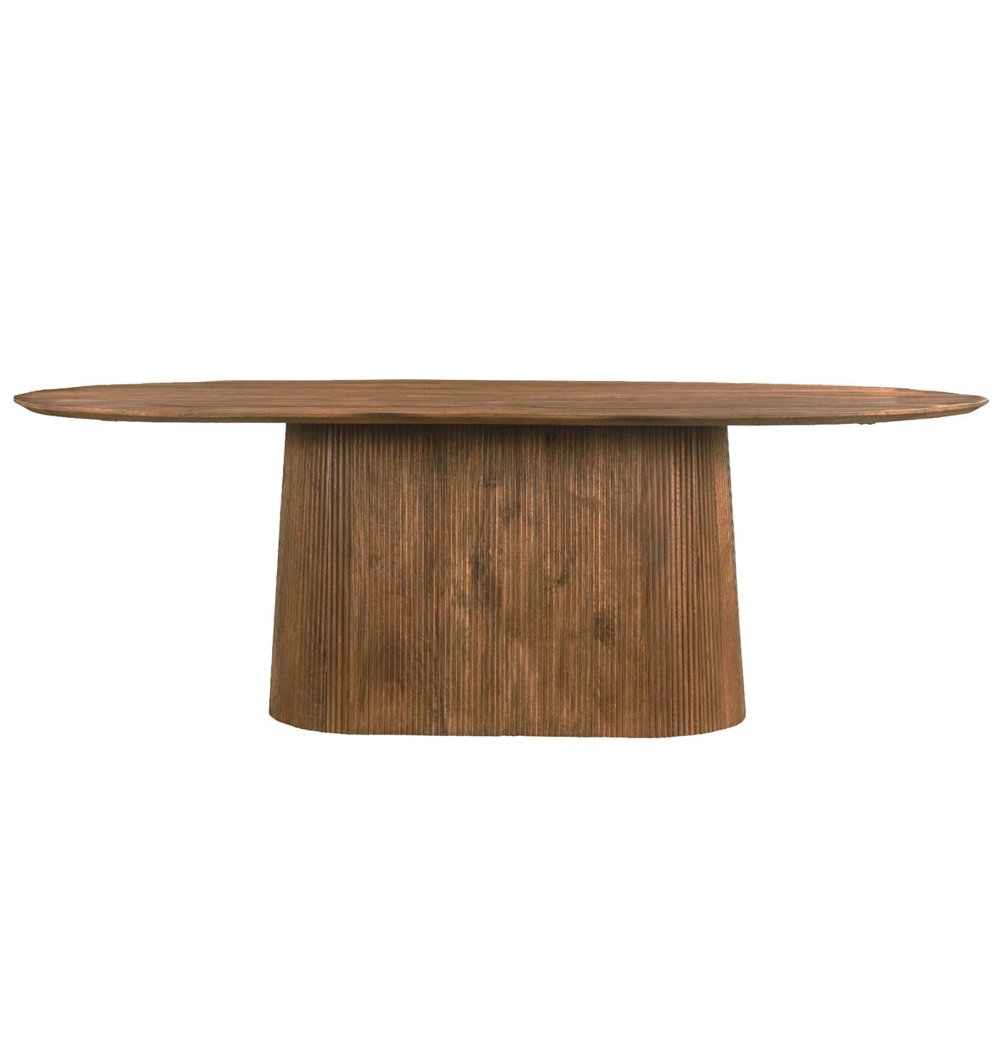 Table Japandi Ovale Manguier Massif – Sienne