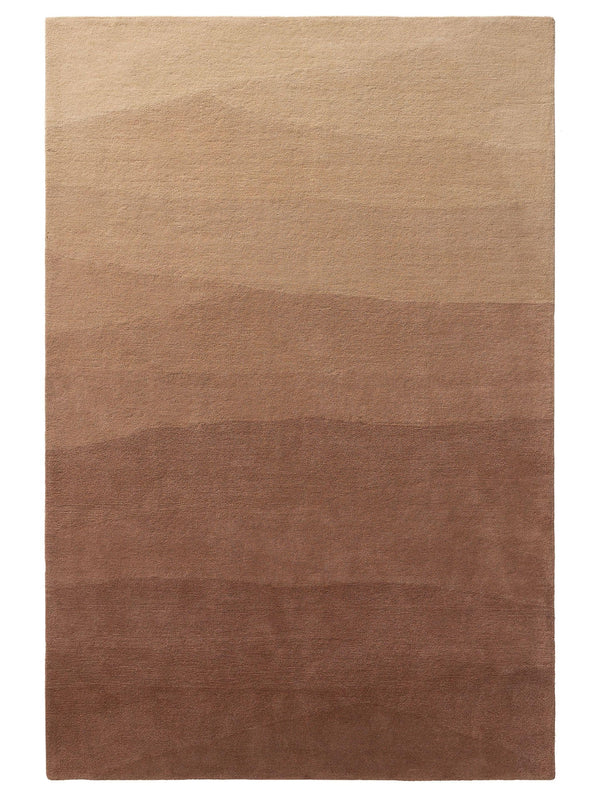 Tapis Japandi Laine Terracotta – Dawn