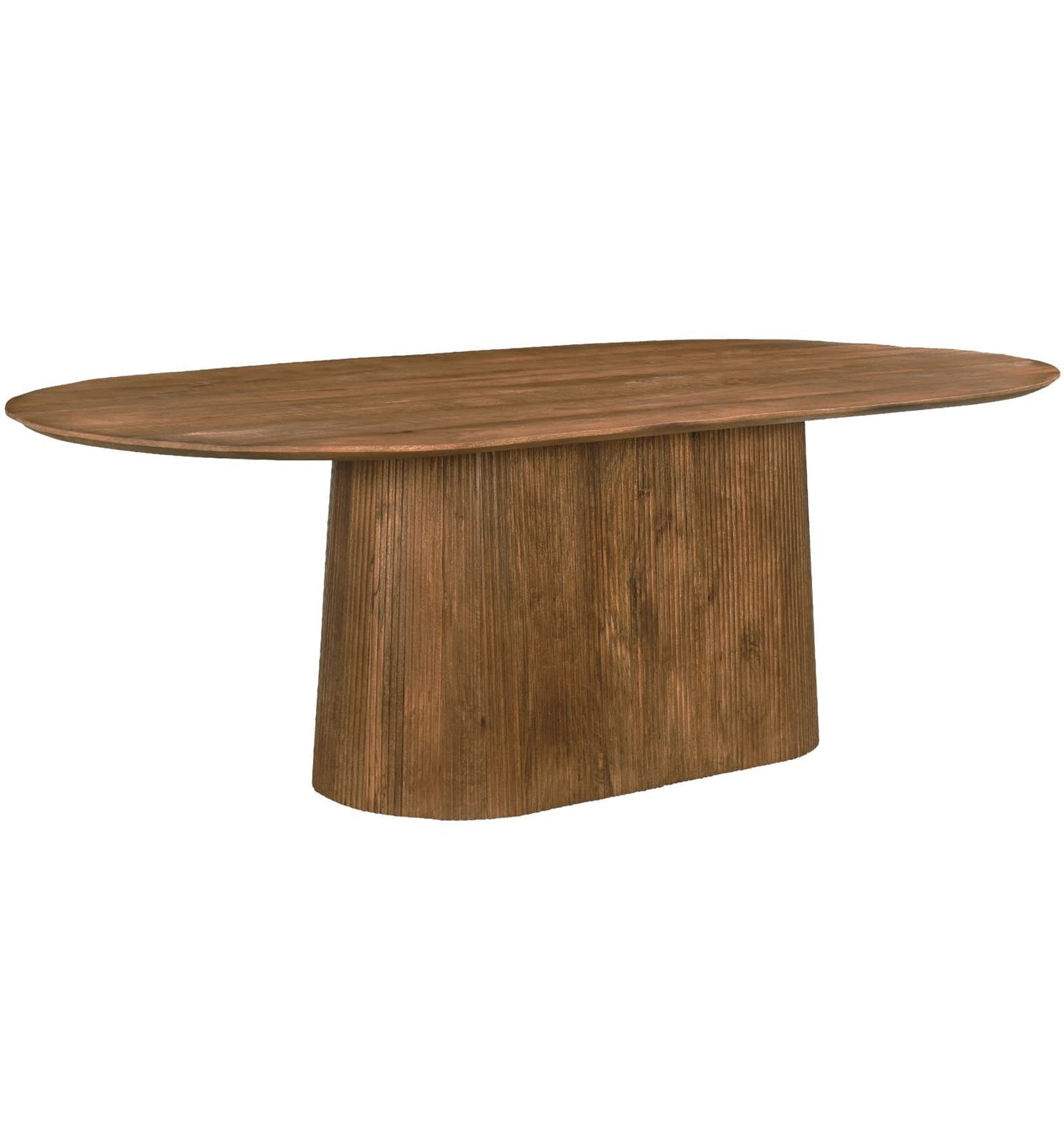 Table Japandi Ovale Manguier Massif – Sienne