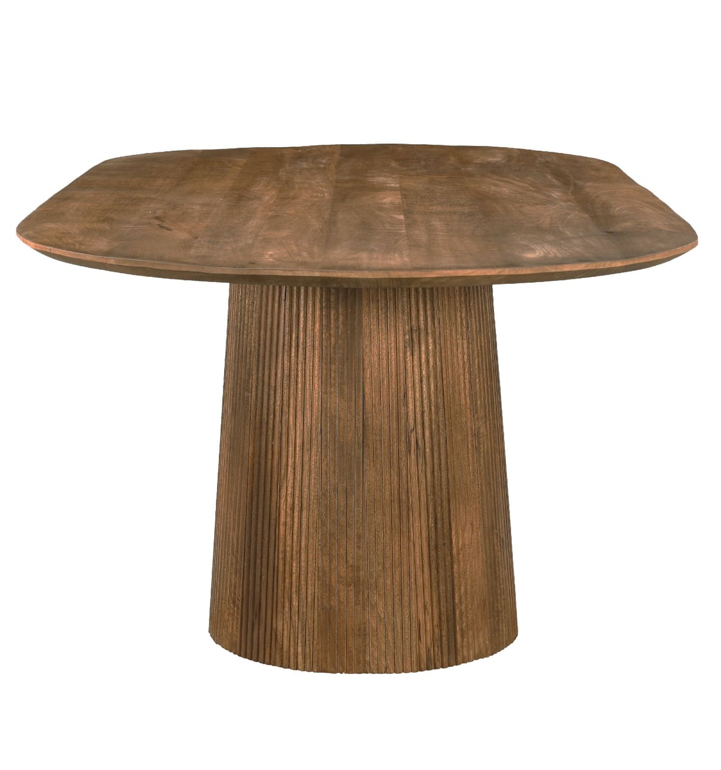 Table Japandi Ovale Manguier Massif – Sienne