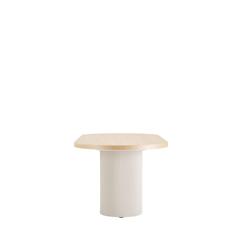 Table Japandi Ovale Bois Clair – Solva