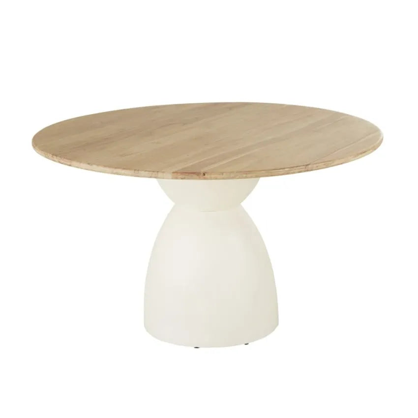 Table Japandi Ronde Bicolore D130 – Sartène