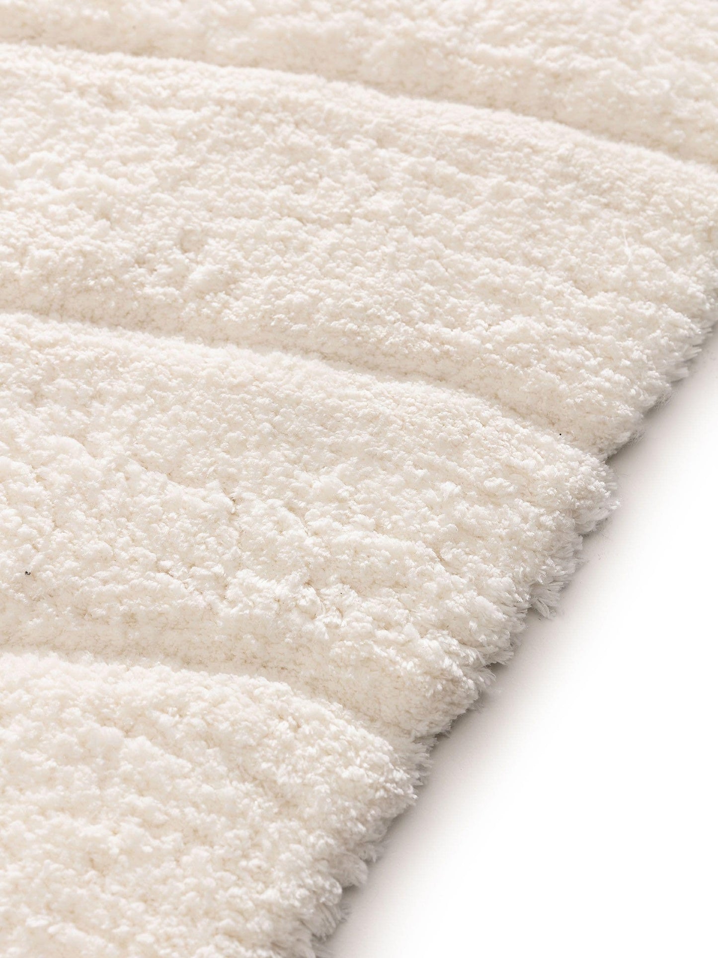 Tapis Japandi Poils Longs Crème – Emy