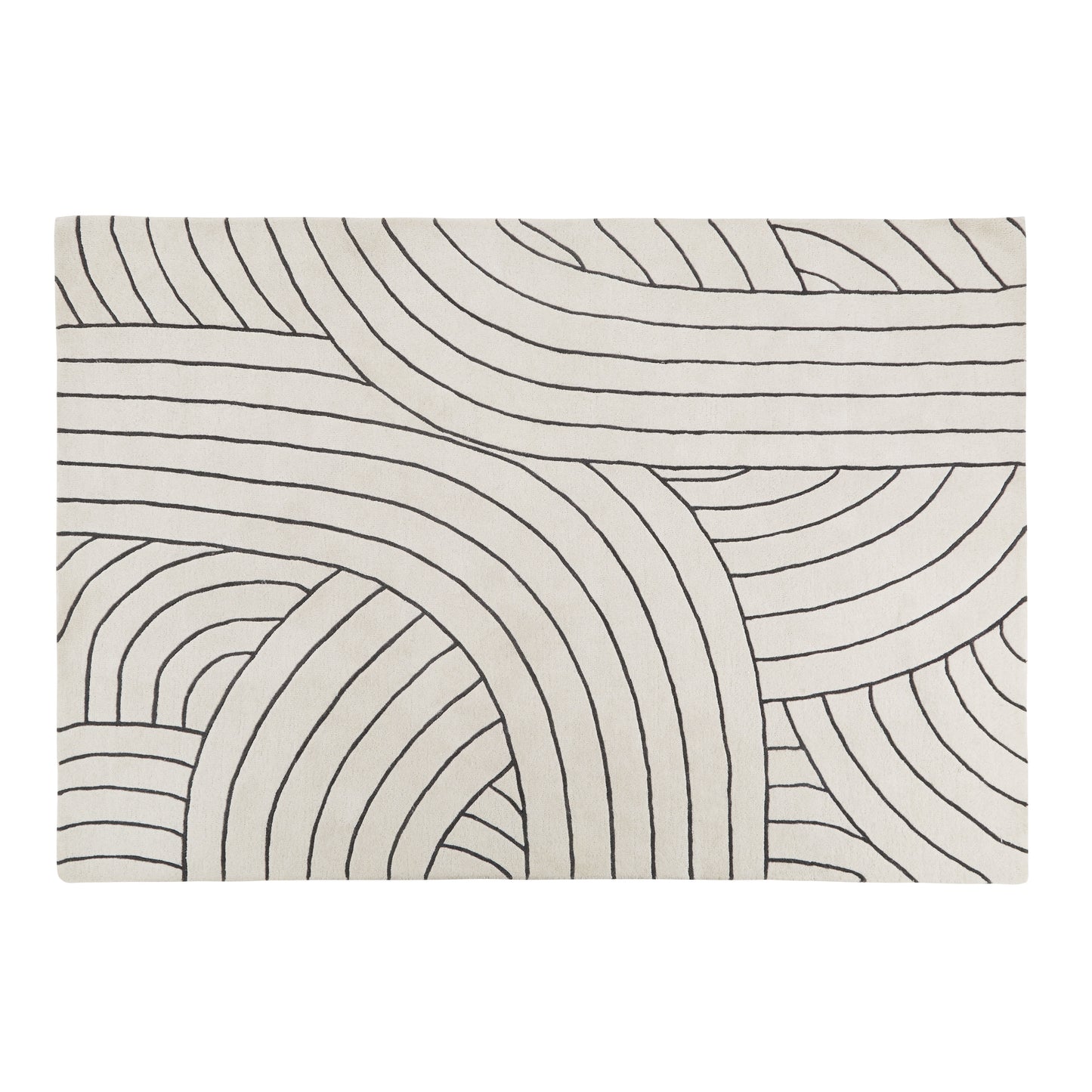 Tapis Japandi Laine Graphique – Kastos