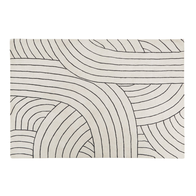 Tapis Japandi Laine Graphique – Kastos