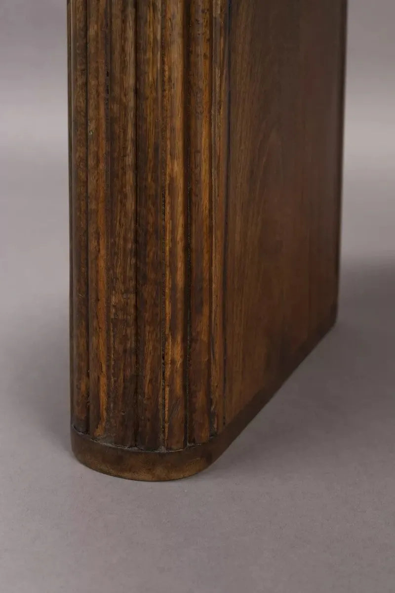 Table basse Japandi Organique Manguier Foncé – Tilon