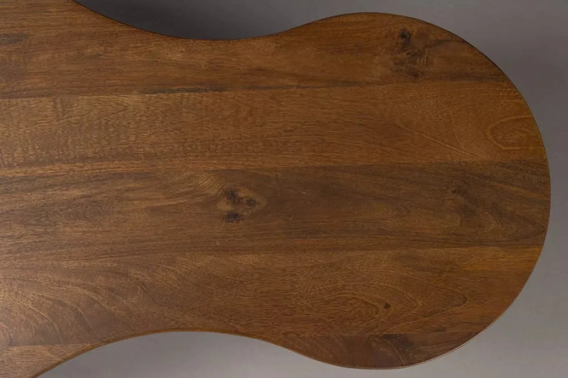 Table basse Japandi Organique Manguier Foncé – Tilon