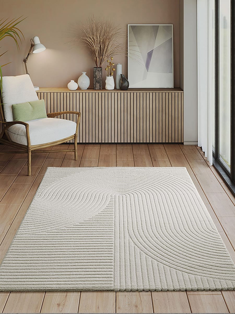 Tapis Japandi Bohème Crème – Everest