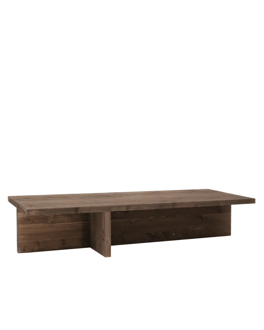 Table basse Japandi Sapin Marron – Sam