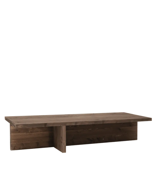 Table basse Japandi Sapin Marron – Sam
