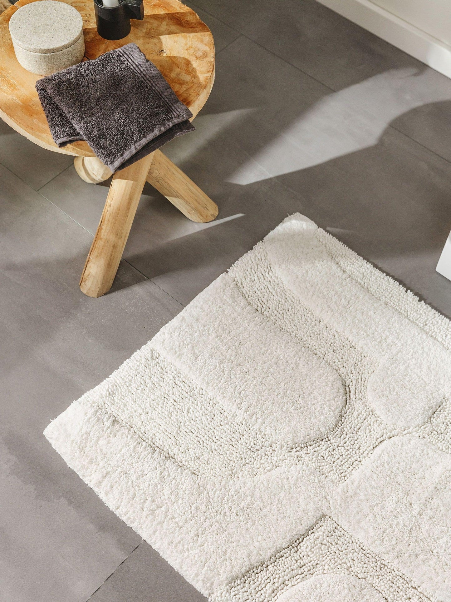 Tapis Japandi Bain Blanc – Nehir