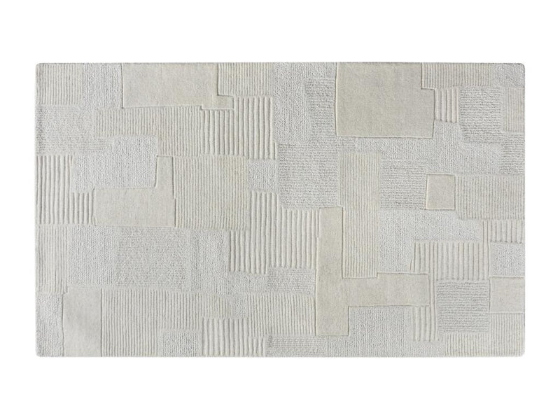 Tapis Japandi Laine Ivoire – Aurora